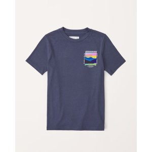 Abercrombie & Fitch imagery logo graphic tee