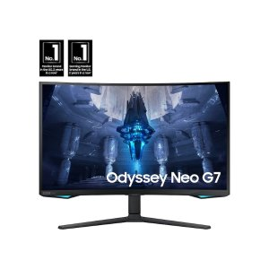 Samsung 32" Odyssey Neo G7 4K UHD 165Hz 1ms(GTG) Quantum HDR2000 Curved Gaming Monitor | Samsung US