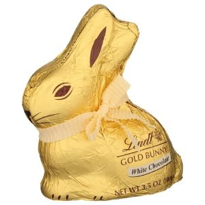 White Chocolate GOLD BUNNY 3.5 oz (16-pc Case)