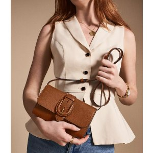 Fossil Harwell Leather Wallet Crossbody Bag