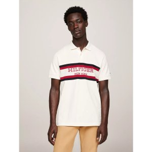 Tommy Hilfiger Regular Fit Monotype Colorblock Polo
