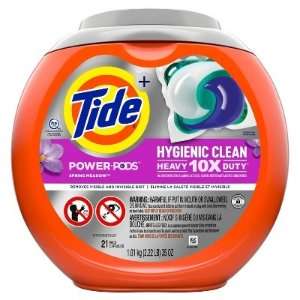 Tide Spring Meadow Hygienic Clean Heavy Duty Power Pods Laundry Detergent Soap Pacs