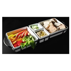 Gibson 4-pc. Porcelain Serving Tray