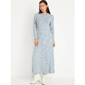 Gap Fit & Flare Rib-Knit Maxi Dress for Women
