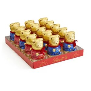 Lindt Hollow Figure Sweater Teddy Milk Chocolate (15-pc, 3.5 oz each)