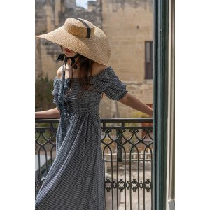 miss patina Princesscore Midi Dress (Gingham)