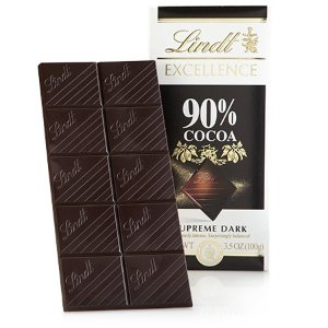 Lindt 90% Cocoa Dark Chocolate EXCELLENCE Bar (3.5 oz)