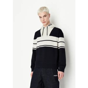 Milano New York french terry cotton hooded sweatshirt