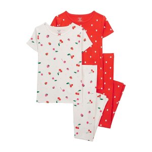 Carter's new!Carter's Little & Big Girls 4-pc. Pant Pajama Set