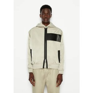 Nylon twill windbreaker