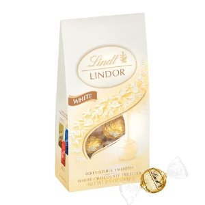 Lindt White Chocolate LINDOR Truffles 20-pc Bag (8.5 oz)