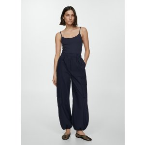Mango Parachute overall with braces