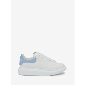 Alexander McQueen Women's Oversized Sneaker in Powder Blue/silver