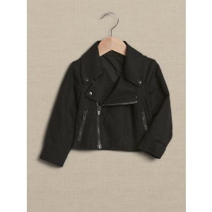 Banana Republic Enola Cotton-Linen Moto Jacket for Baby + Toddler