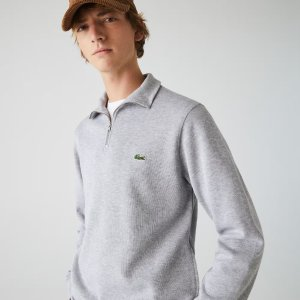 Lacoste Men's Half-Zip Cotton Sweatshirt