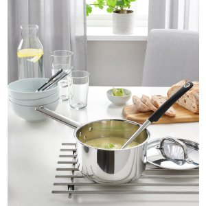 Ikea 365+ Saucepan with lid, stainless steel, 2 qt