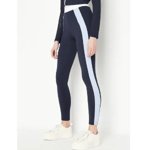 Armani Exchange Color block technical jersey leggings