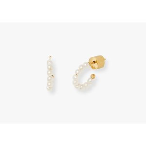 Kate Spade Tiny Twinkles Mini Pearl Mini Hoops