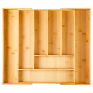 Adjustable Bamboo Organizer