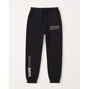 Abercrombie & Fitch multi logo joggers