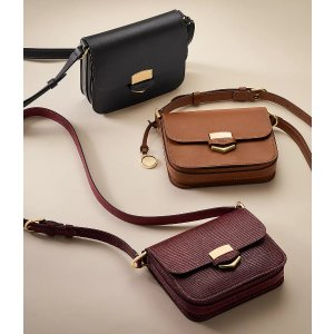 Fossil Lennox Leather Crossbody Bag