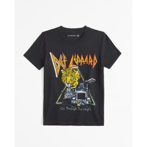 Abercrombie & Fitch def leppard graphic tee