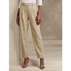 Banana Republic Vasto Pleated Italian Wool Pant