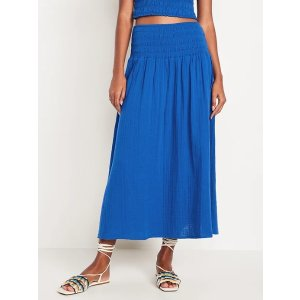 Gap Crinkle Gauze Maxi Skirt