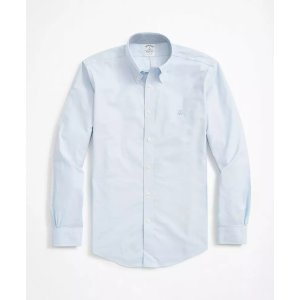 Brooks Brothers Stretch Non-Iron Oxford Button-Down Collar Sport Shirt