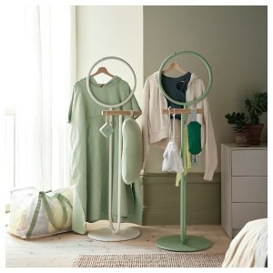 DAJLIEN Valet stand, white, 54 3/4 "
