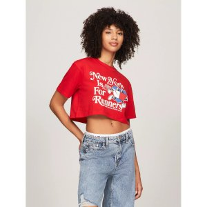 Tommy Hilfiger Oversized Fit TJ Runner Graphic T-Shirt