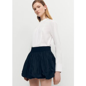 Mango Pleated panel shirt