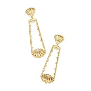 Kendra Scott Isla Statement Earrings - Gold