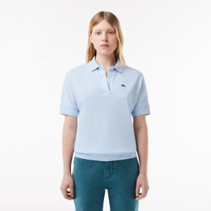 Lacoste Open Neck Fluid Pique Polo