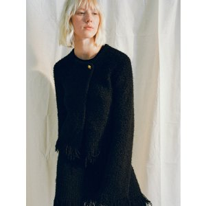 Chloe Collarless short fitted jacket