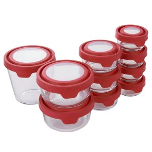 Anchor Hocking TrueSeal 20-piece Leak-Proof Glass Food Storage Set