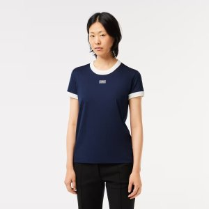 Lacoste Women's Slim Fit Cotton Tennis T-Shirt