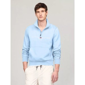 Tommy Hilfiger Tommy Logo Quarter-Zip Sweatshirt