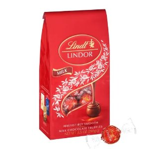 Lindt Milk Chocolate LINDOR Truffles 20-pc Bag (8.5 oz)
