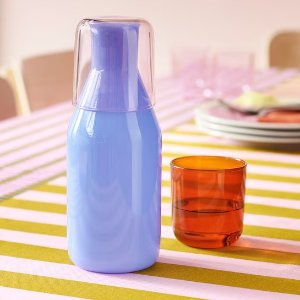 Ikea TESAMMANS Carafe, blue, 34 oz