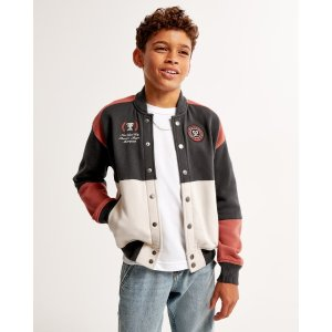 Abercrombie & Fitch racing bomber jacket