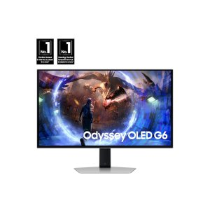 Samsung 27" Odyssey OLED G6 (G60SD) QHD 360Hz 0.03ms FreeSync™ Premium Pro Gaming Monitor with Sleek Metal Design | Samsung US