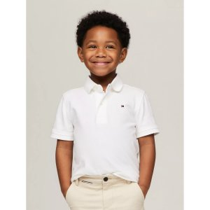 Kids' Flag Logo Stretch Polo
