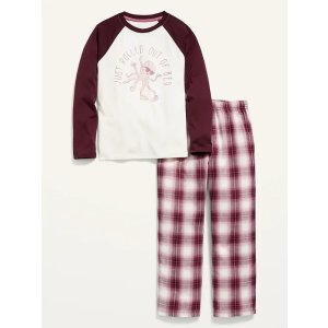 Old Navy Raglan Graphic Pajama T-Shirt & Straight Pajama Pants Set for BoysReview Snapshot4.7Ratings DistributionMost Liked Positive ReviewMost Liked Negative Review