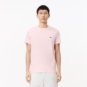 Lacoste Monochrome Cotton Pima Jersey Crew Neck T-shirt