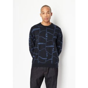 Cotton blend turtleneck sweater