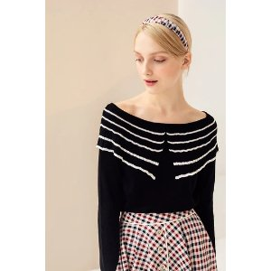 miss patina Audrey Reversible Jumper (Black)