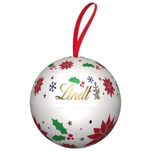 Lindt LINDOR Milk, White, Dark, Ornament Tin