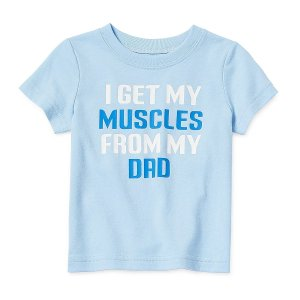 Okie Dokie Baby Boys Crew Neck Short Sleeve Graphic T-Shirt