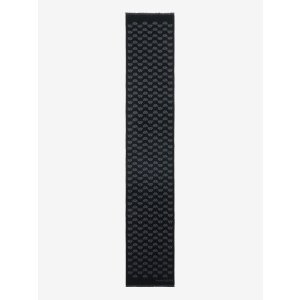 Alexander McQueen Men's Up-and-down Seal Logo Scarf in Black/dark Grey